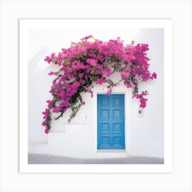 Bougainvillea Door Art Print