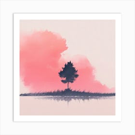 Lone Tree 2 Art Print