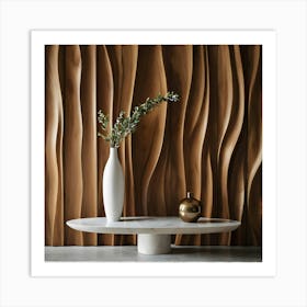 Wavy Wall 3 Art Print