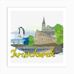 Christchurch Art Print