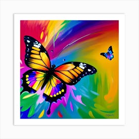 Butterfly Painting 16 Art Print