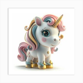 Tale Unicorn Art Print