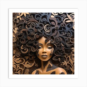 African Woman 79 Art Print