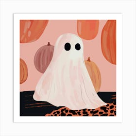 Halloween Ghost Art Print