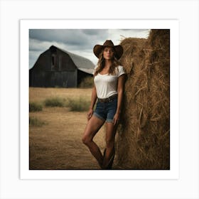 Cowgirl 1 Art Print