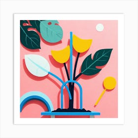 Plant In A Pot 1 Art Print