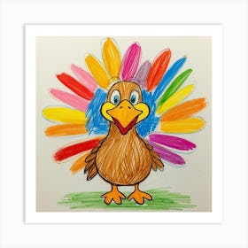 Thanksgiving Turkey 4 Art Print