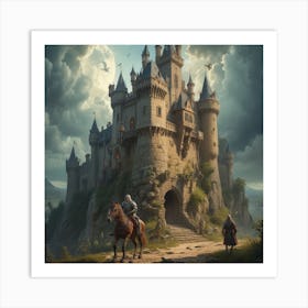 Witcher Castle Art Print