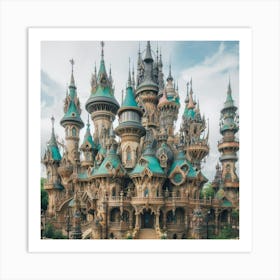 Disneyland Castle Art Print