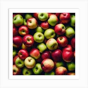 Red And Green Apples 7 Art Print