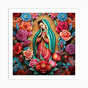 Virgin Of Guadalupe 2 Art Print