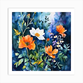 Poppies 75 Art Print