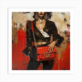 Gucci Girl 1 Art Print