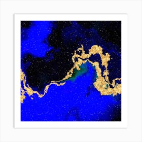 100 Nebulas in Space Abstract n.018 Art Print