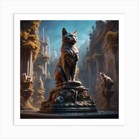 Cat kingdom Art Print