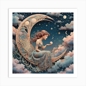 Moon 1 Art Print