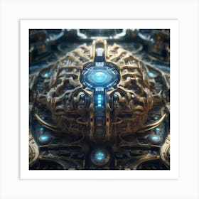 Futuristic Art 3 Art Print