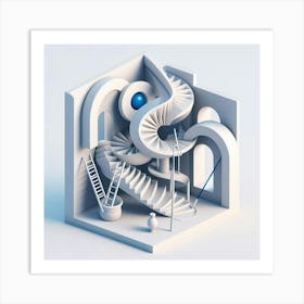 3d Illustration Art Print