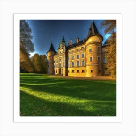 Castle In Sweden Art Print