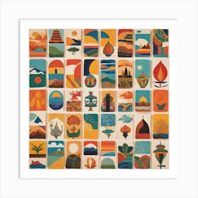 Asian Travels Art Print