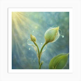 Flower In The Sun Art Print