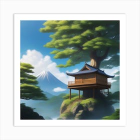 Tree House Art Print