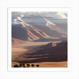 Desert Landscape - Desert Stock Videos & Royalty-Free Footage 3 Art Print