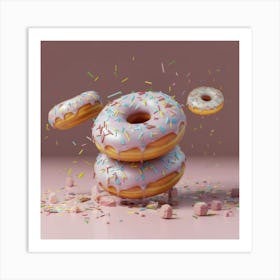 Donuts 2 Art Print