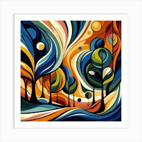 Abstract Painting 115 Art Print