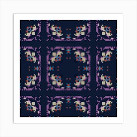 Pixel Pattern 2 Art Print