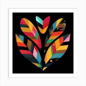 Heart Of Color Art Print