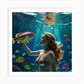 Mermaid 3 Art Print