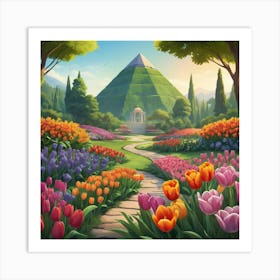 Tulip Garden 3 Art Print