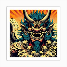 Oni S Wrath 1 Art Print