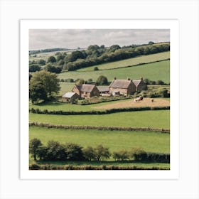 Farm In The Countryside 9 Art Print