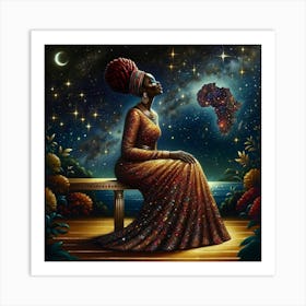 African Woman 8 Art Print