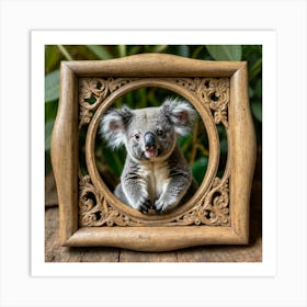 Koala In Frame Art Print