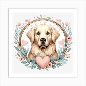 Golden Retriever 1 Art Print