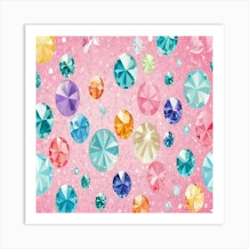 Swarovski Crystals Art Print