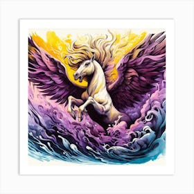 Pegasus 4 Art Print