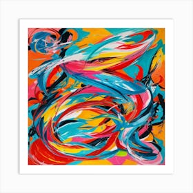 Abstract Painting 8 Art Print