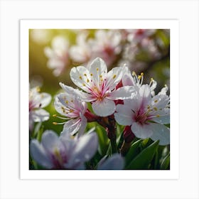 Blossoming Cherry Blossoms Art Print