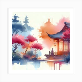 Asian Painting 2 Art Print