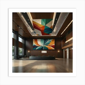 Default Create Unique Design Of Conference Hall Art 0 Art Print