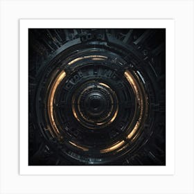 Futuristic Spaceship 1 Art Print