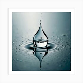 Water Drop Art Print