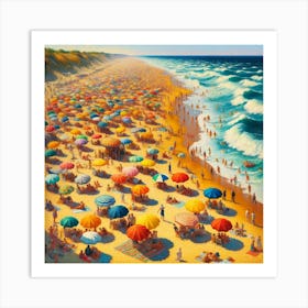 Day At The Beach 2 Art Print