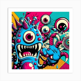 Pop Monster Art Print