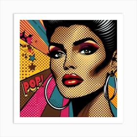 Nia Pop Pop Art Art Print