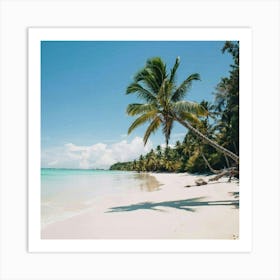 Tropical Beach Art Print